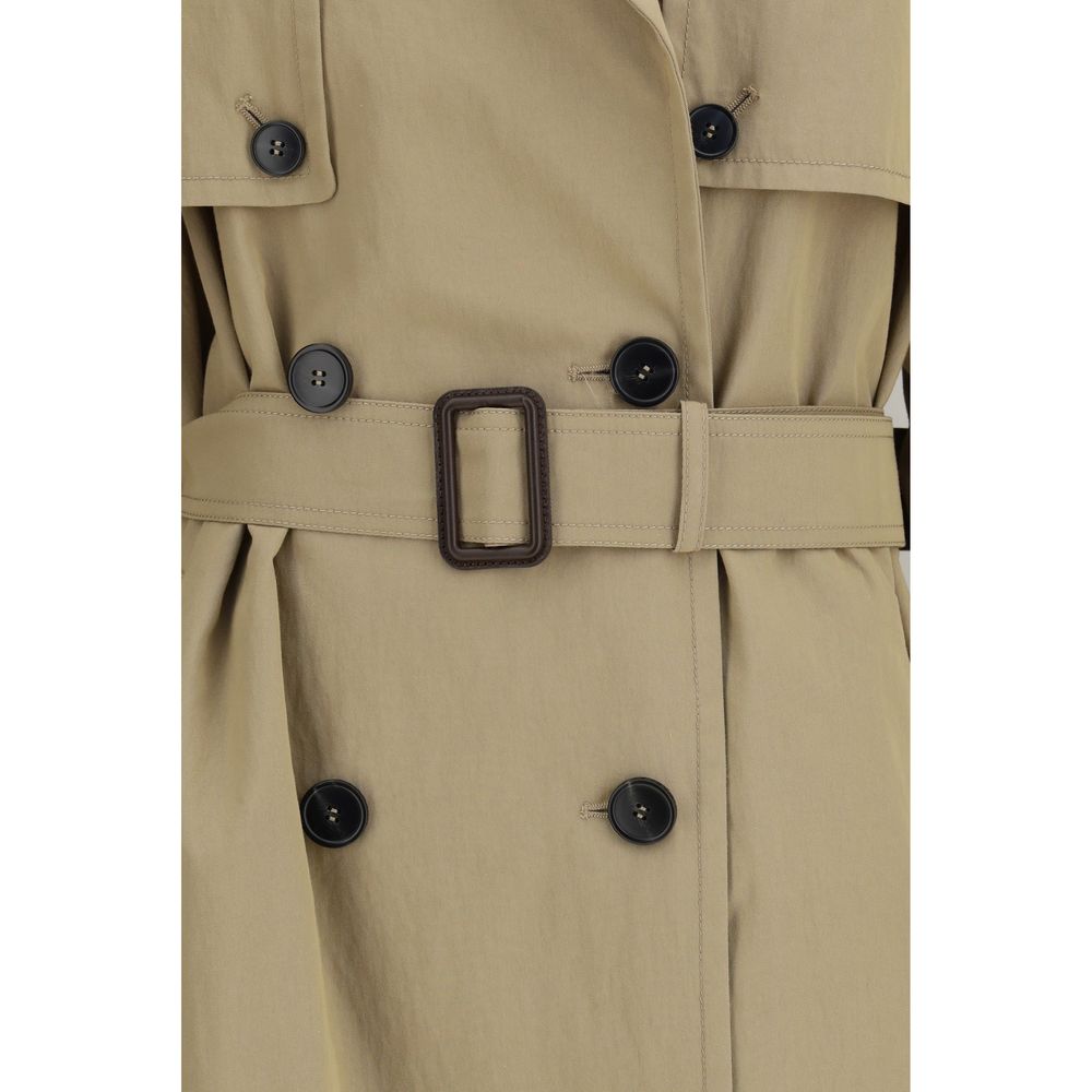 Max Mara Trench Coats - Beige Cotton Coat