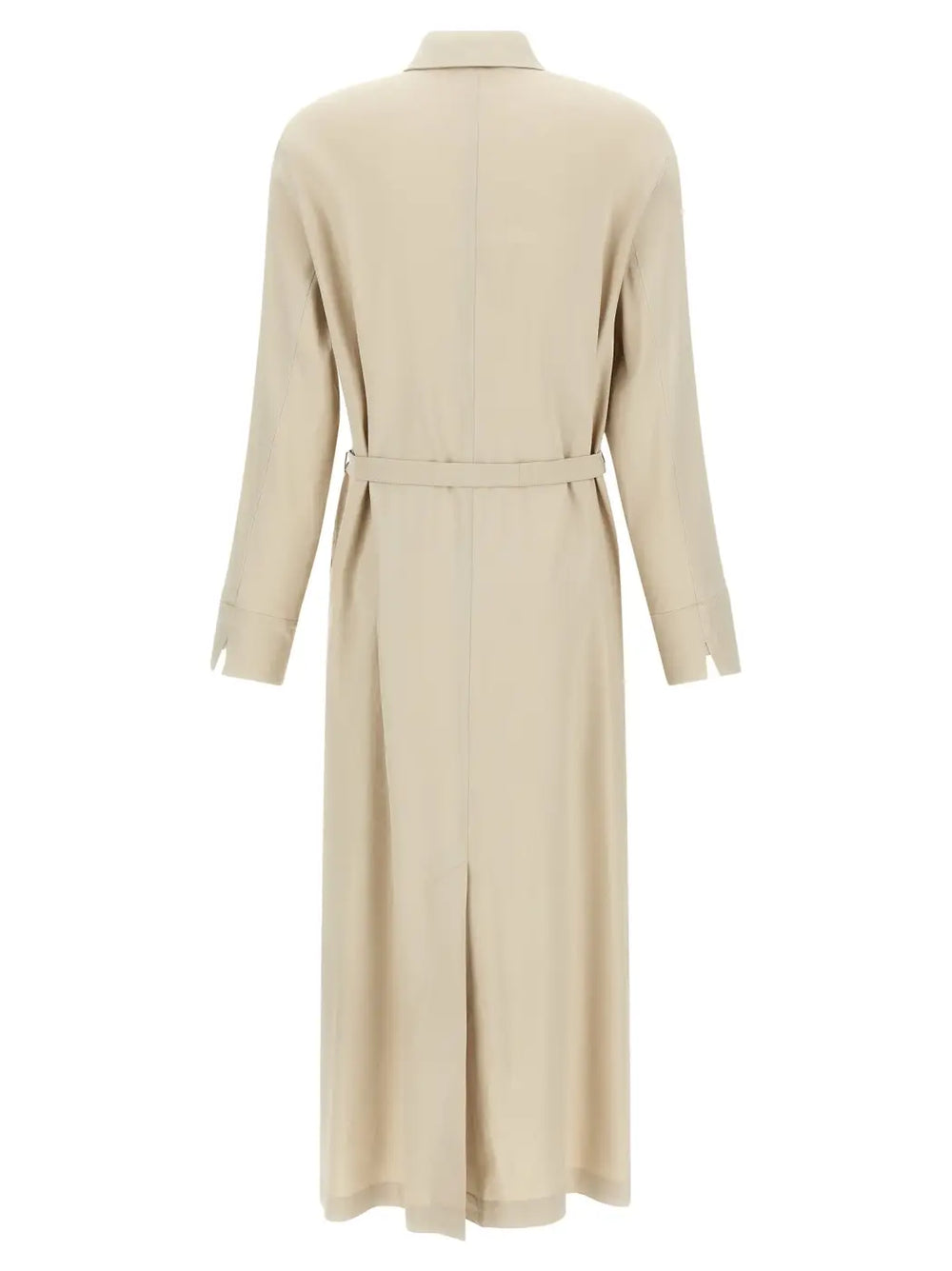 Max Mara Beige Linen Long Dress