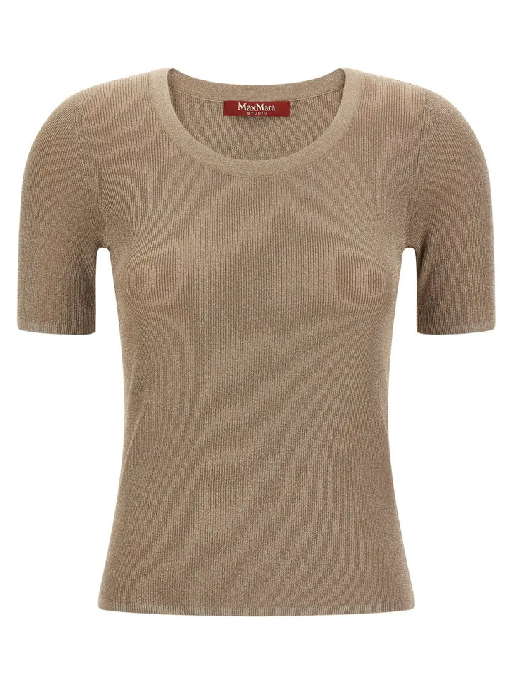 Max Mara Beige Polyamide T-shirt