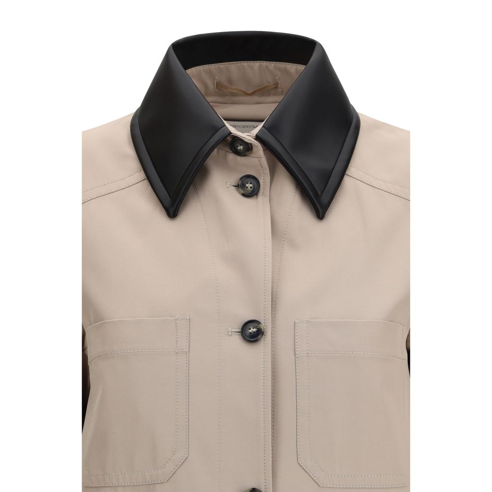 Max Mara Coats &amp; Jackets - Beige Polyester Coat