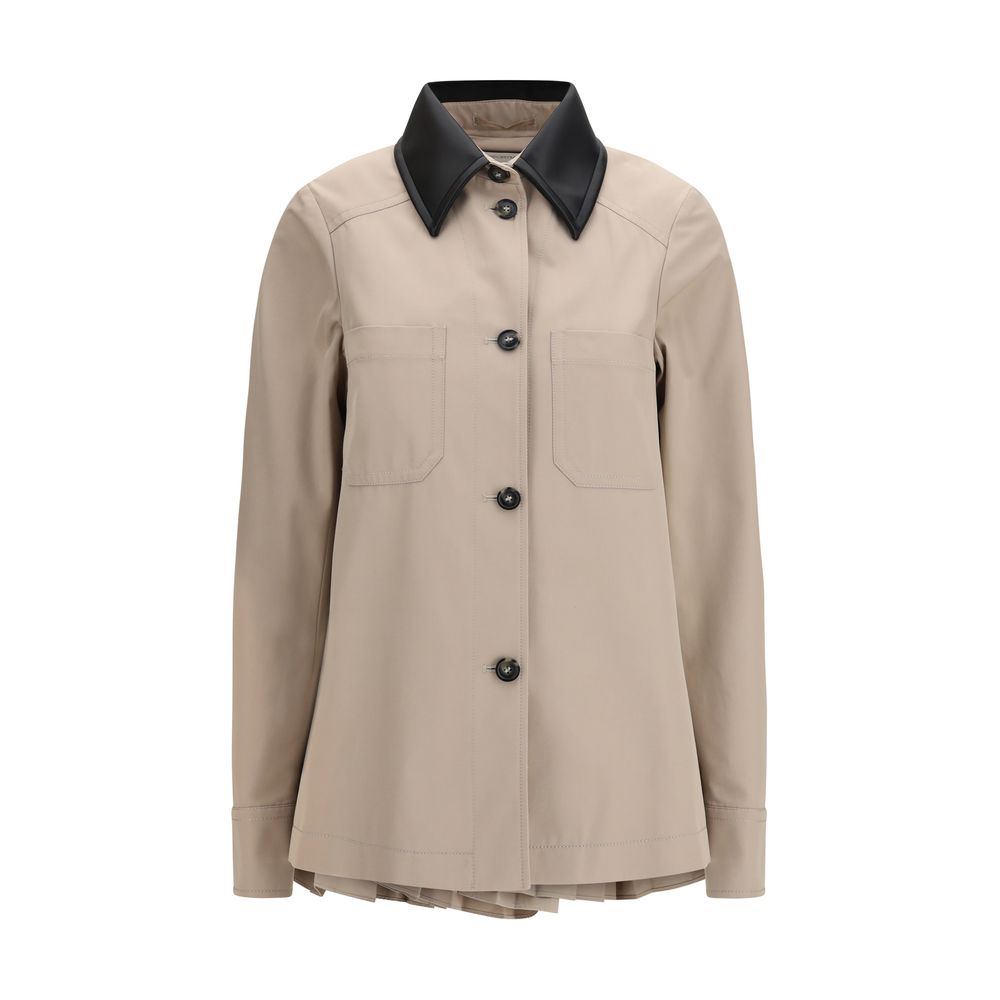 Max Mara Coats &amp; Jackets - Beige Polyester Coat