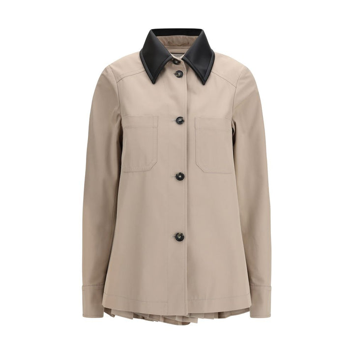Max Mara Coats &amp; Jackets - Beige Polyester Coat