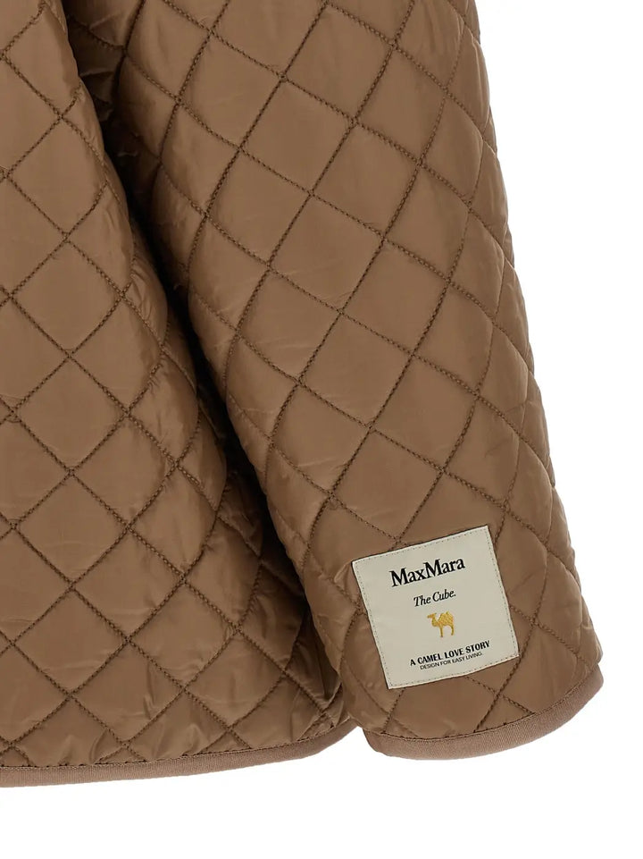 Max Mara Beige Polyester Shell Jacket