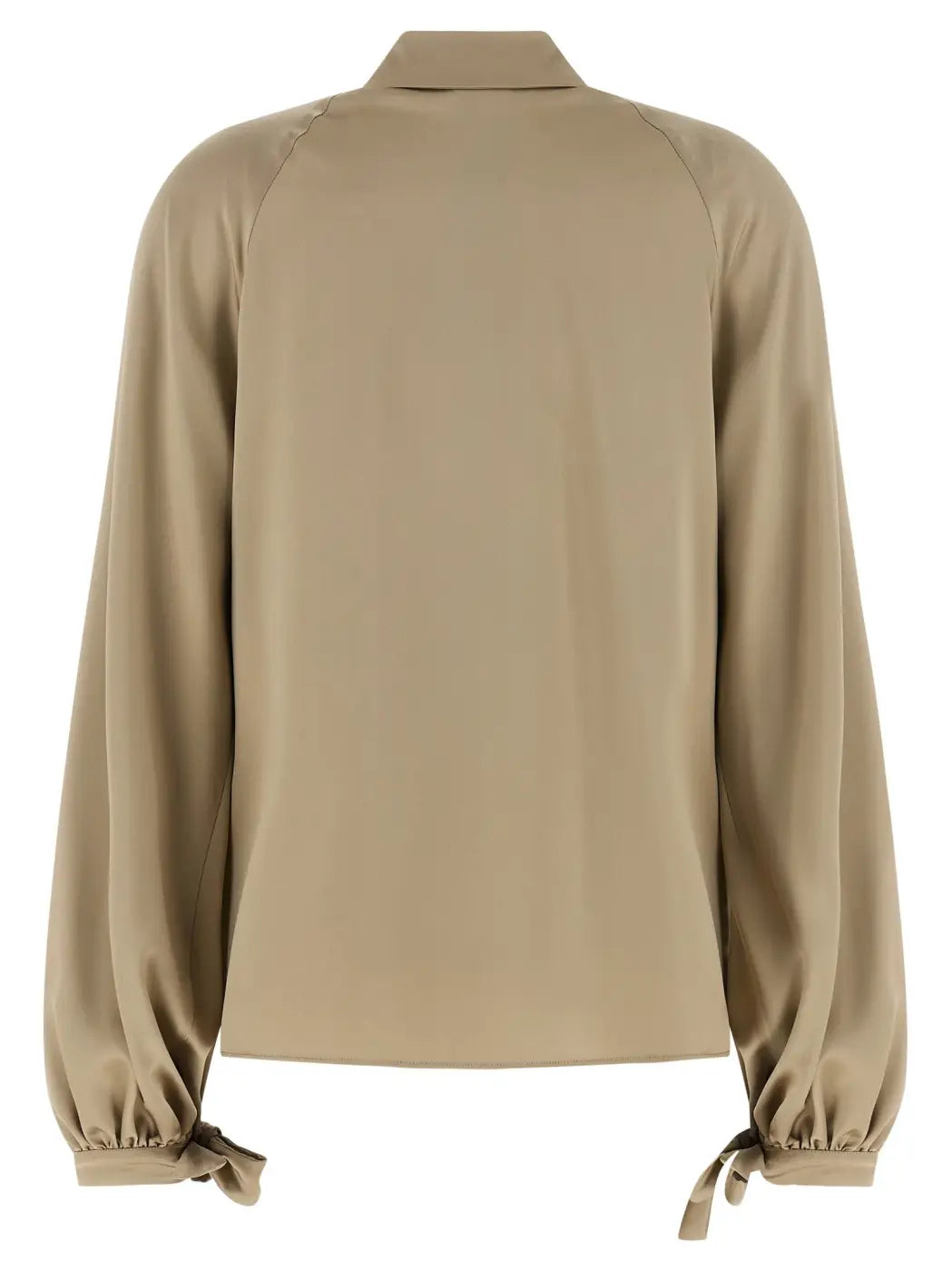 Max Mara Beige Silk Blouse