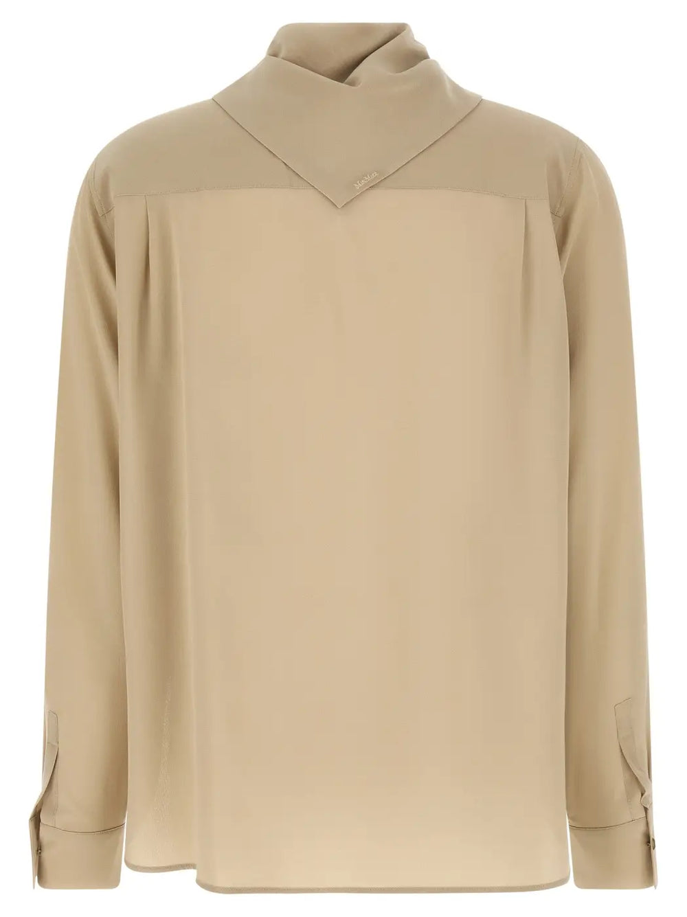Max Mara Beige Silk Blouse