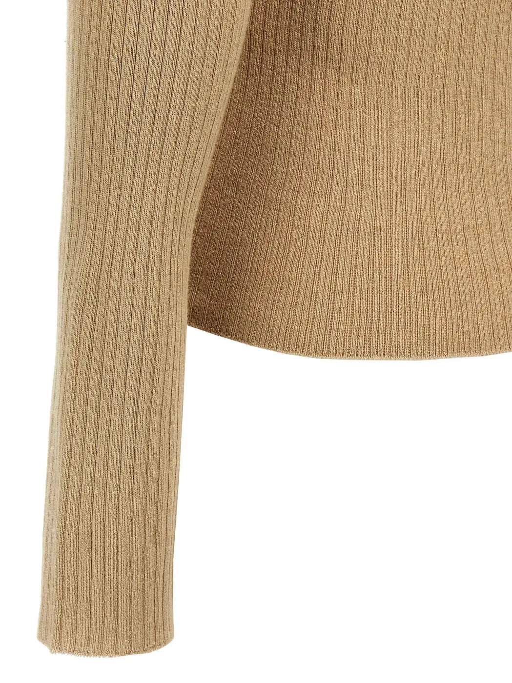 Max Mara Beige Silk Cardigan