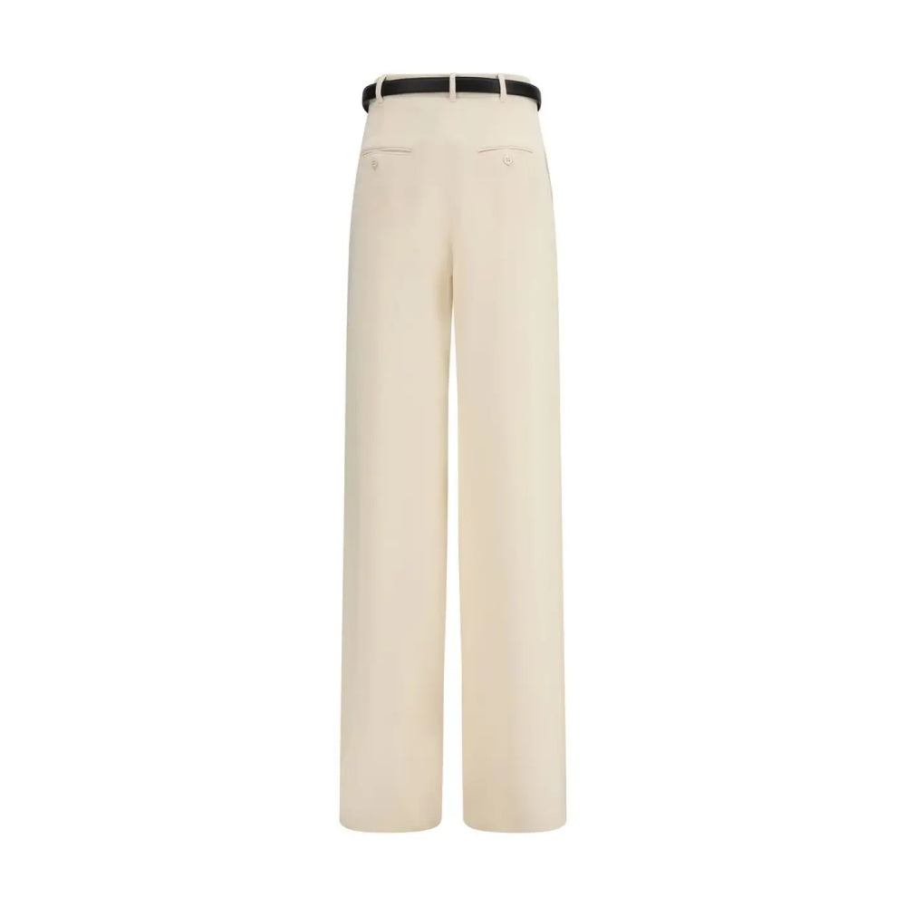 Max Mara Beige Triacetate Dress Pants