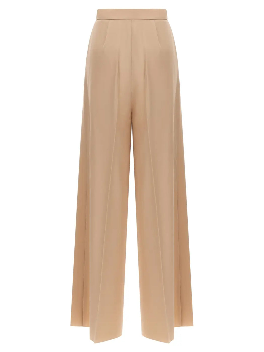 Max Mara Beige Virgin Wool Casual Pants