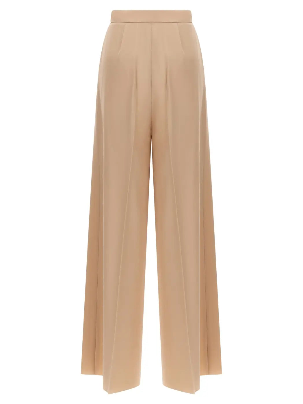 Max Mara Beige Virgin Wool Casual Pants