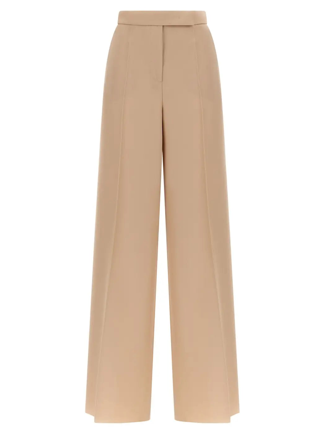Max Mara Beige Virgin Wool Casual Pants
