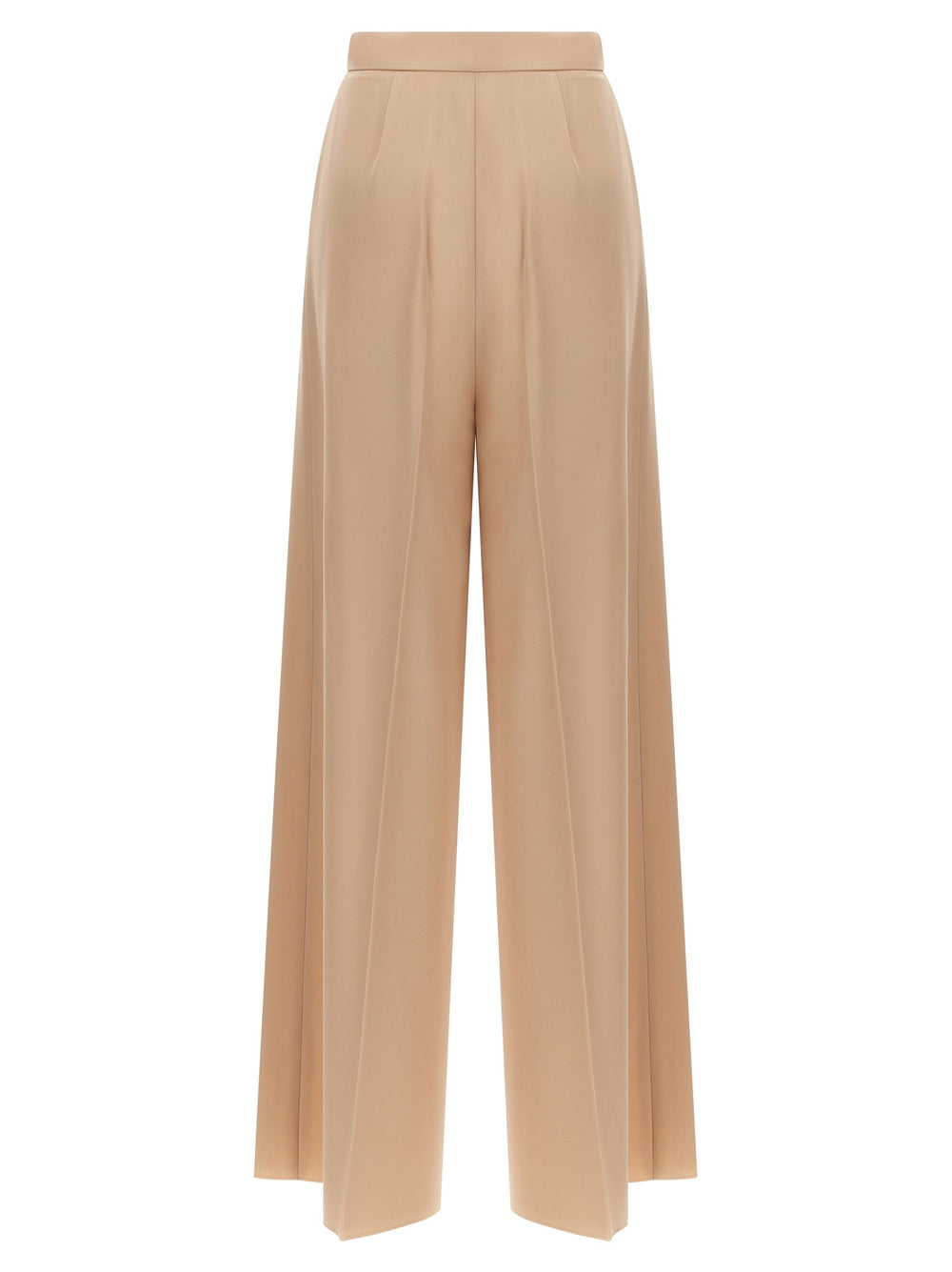 Max Mara Beige Virgin Wool Casual Pants