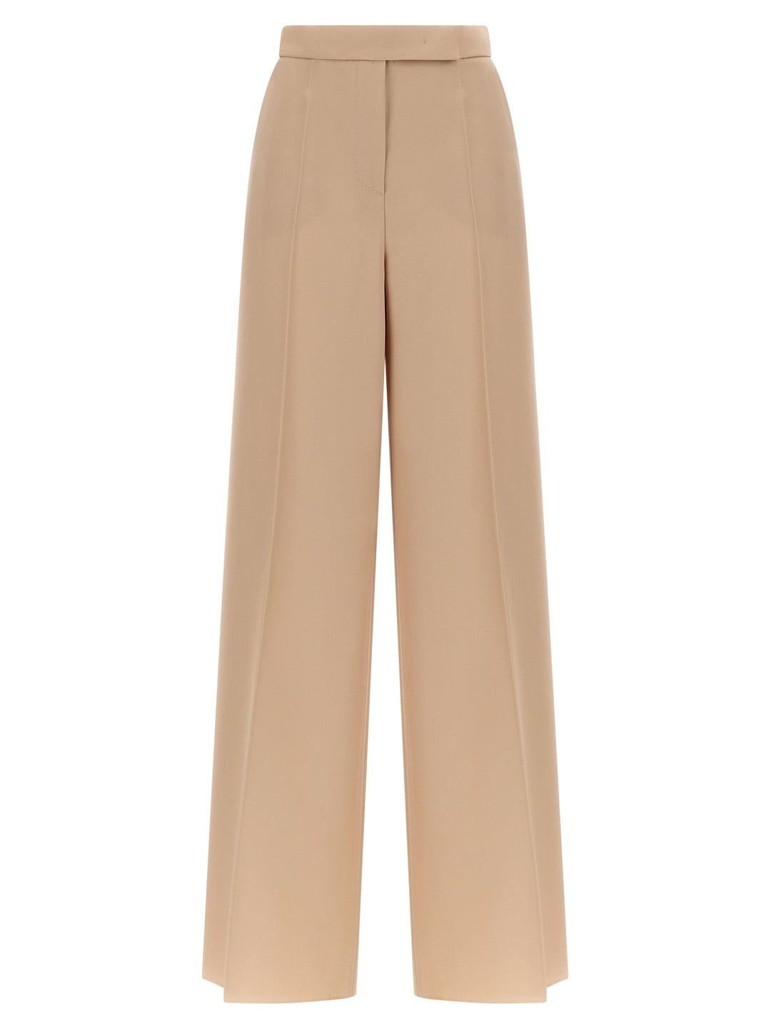 Max Mara Beige Virgin Wool Casual Pants