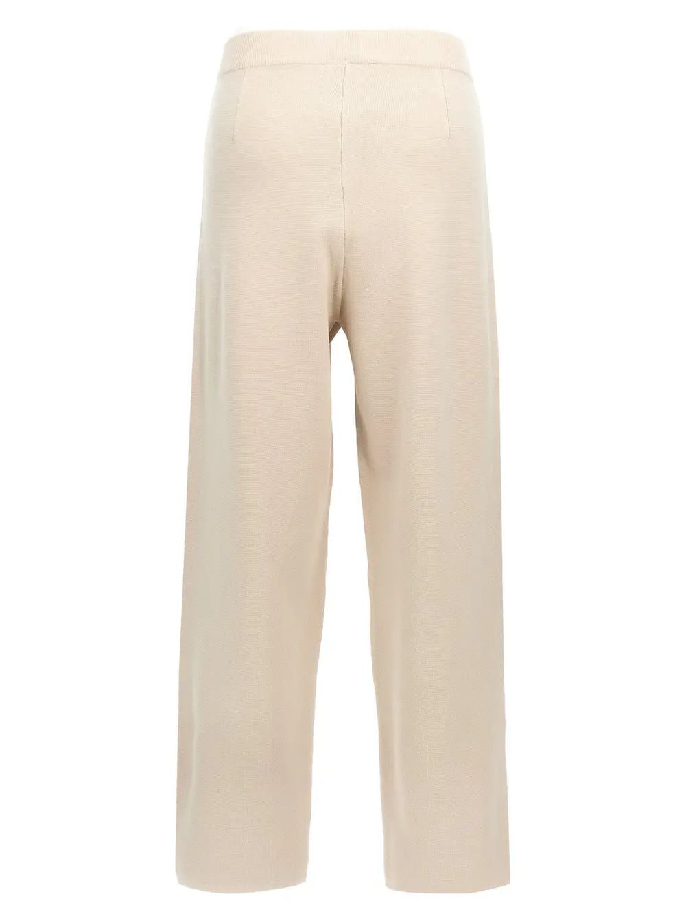 Max Mara Beige Viscose Casual Pants