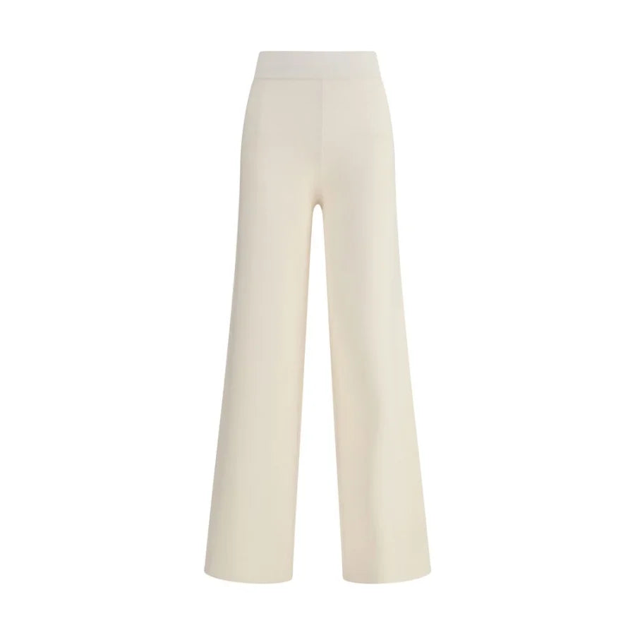 Max Mara Beige Viscose Casual Pants