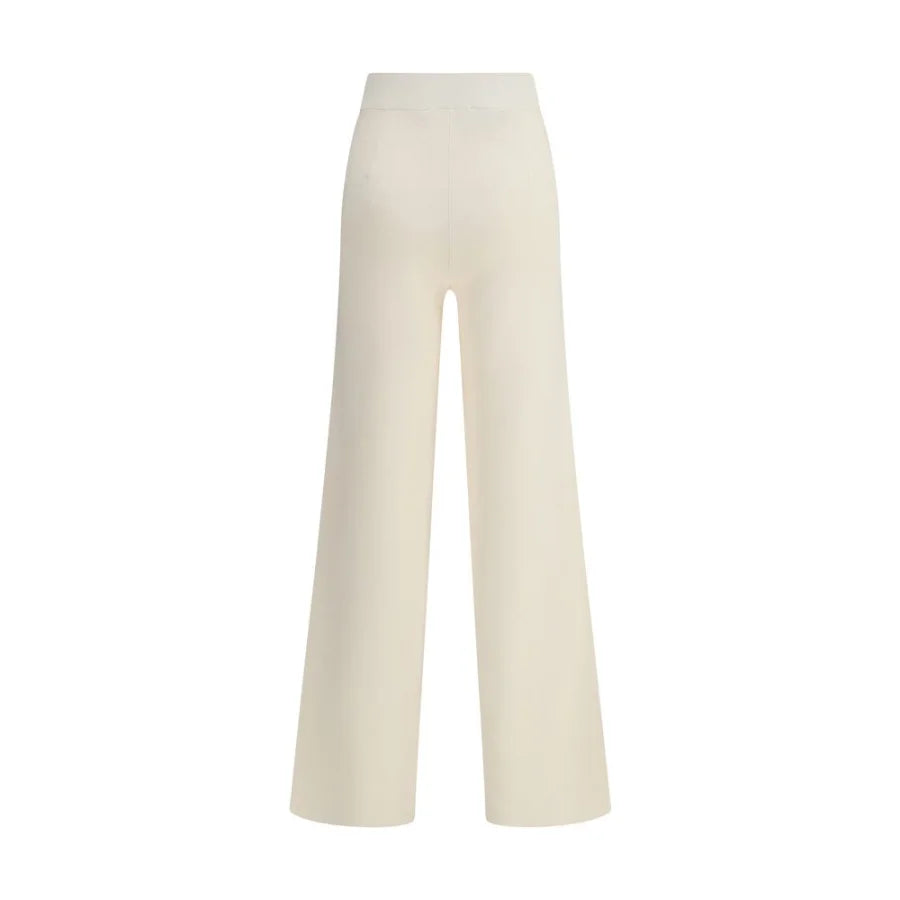 Max Mara Beige Viscose Casual Pants