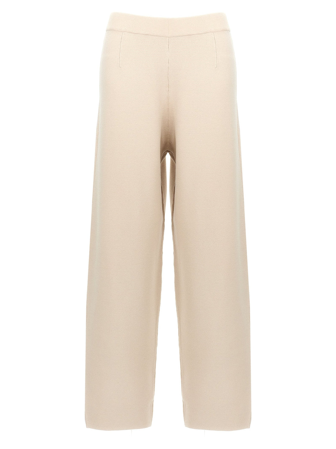 Max Mara Beige Viscose Casual Pants