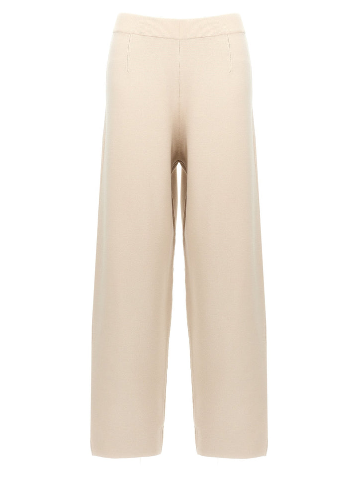 Max Mara Beige Viscose Casual Pants
