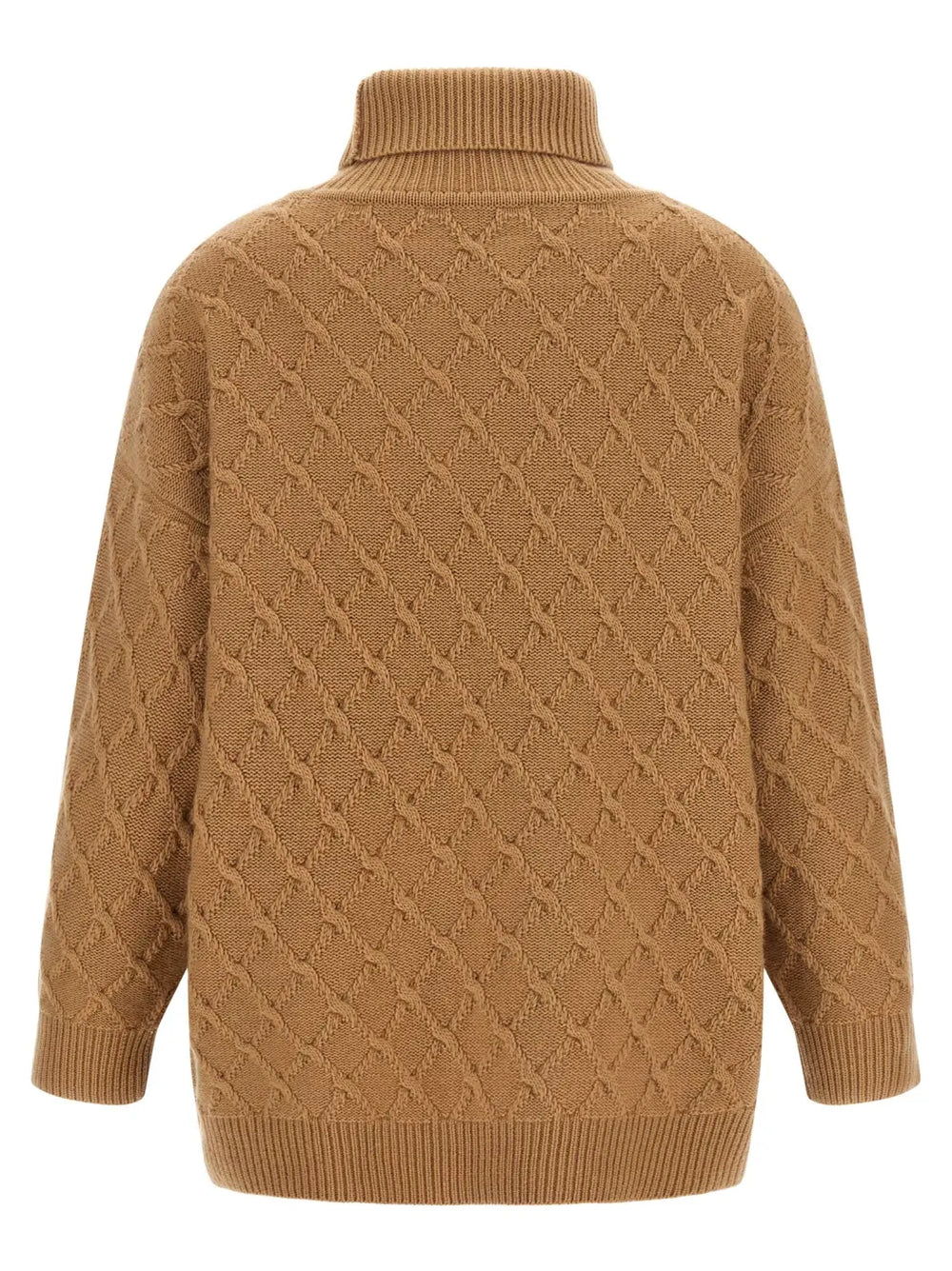 Max Mara Beige Wool Cardigan