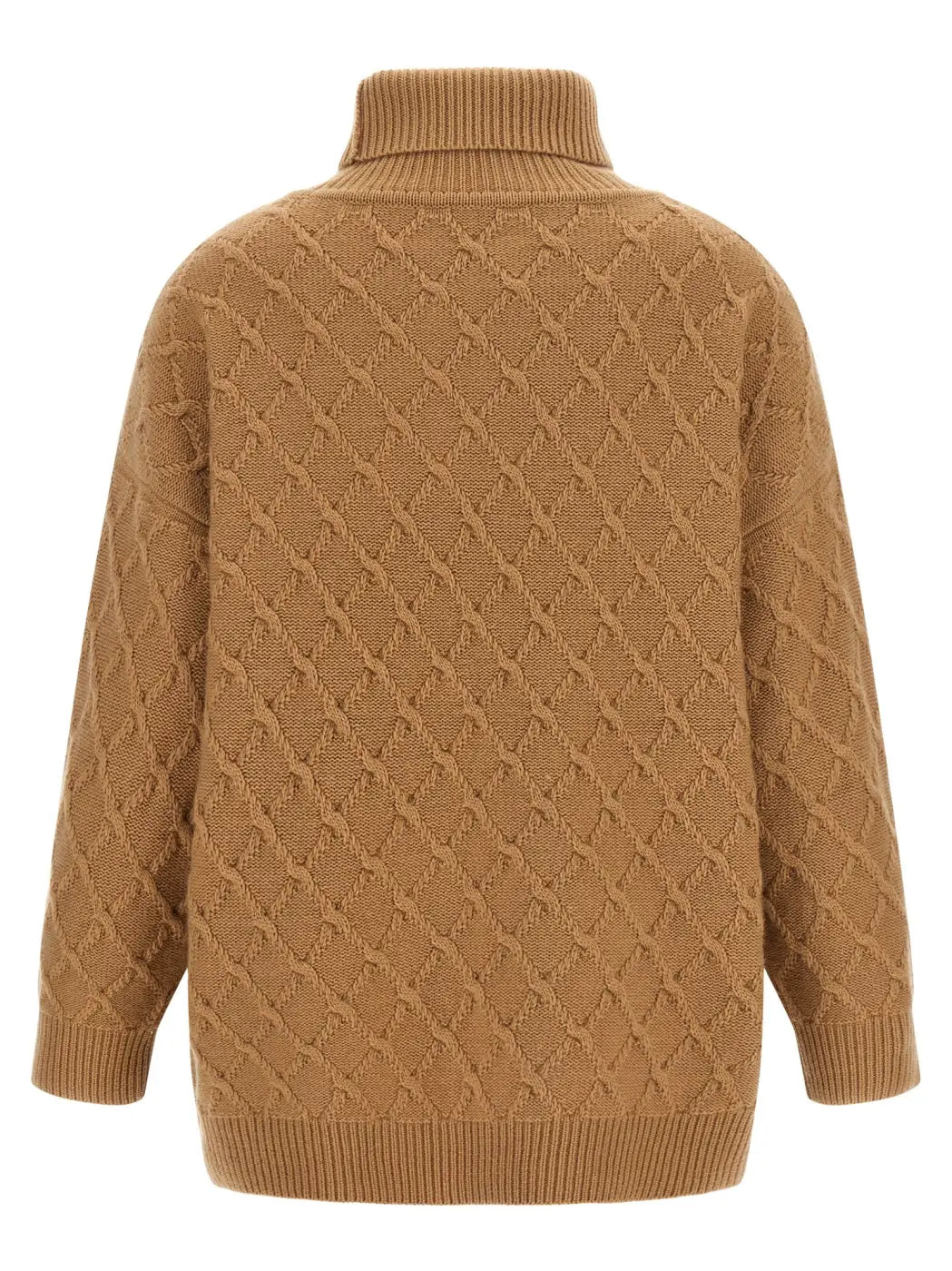 Max Mara Beige Wool Cardigan