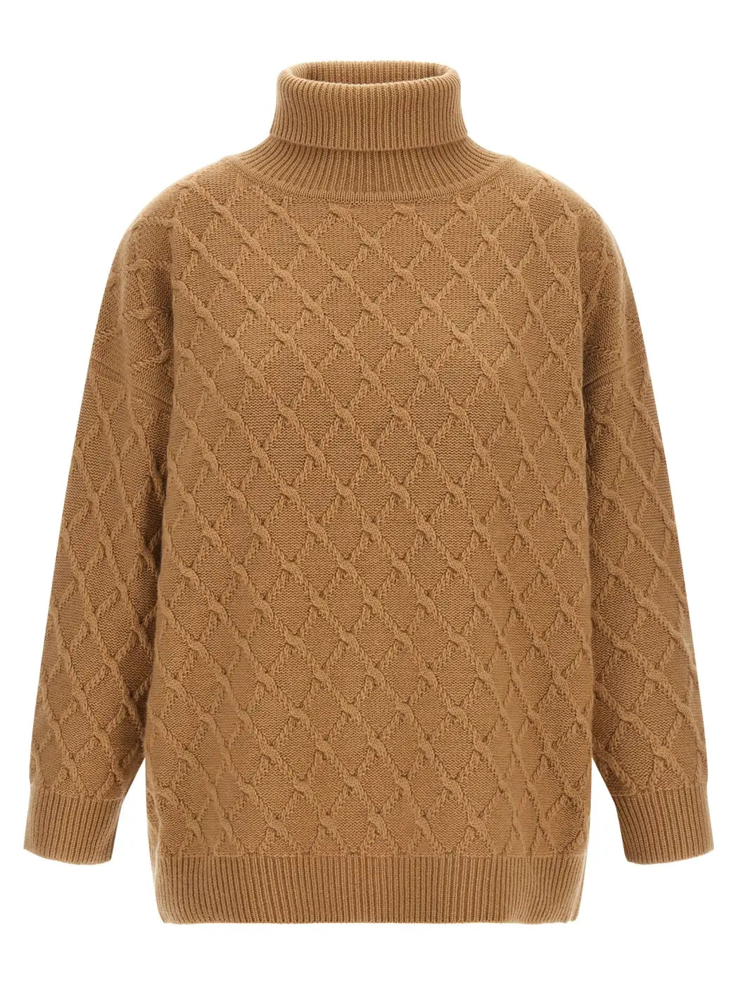 Max Mara Beige Wool Cardigan