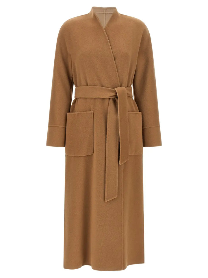 Max Mara Beige Wool Coat