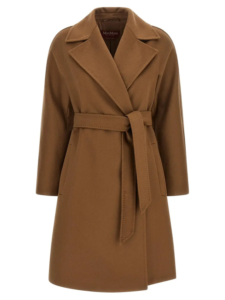 Max Mara Beige Wool Coat