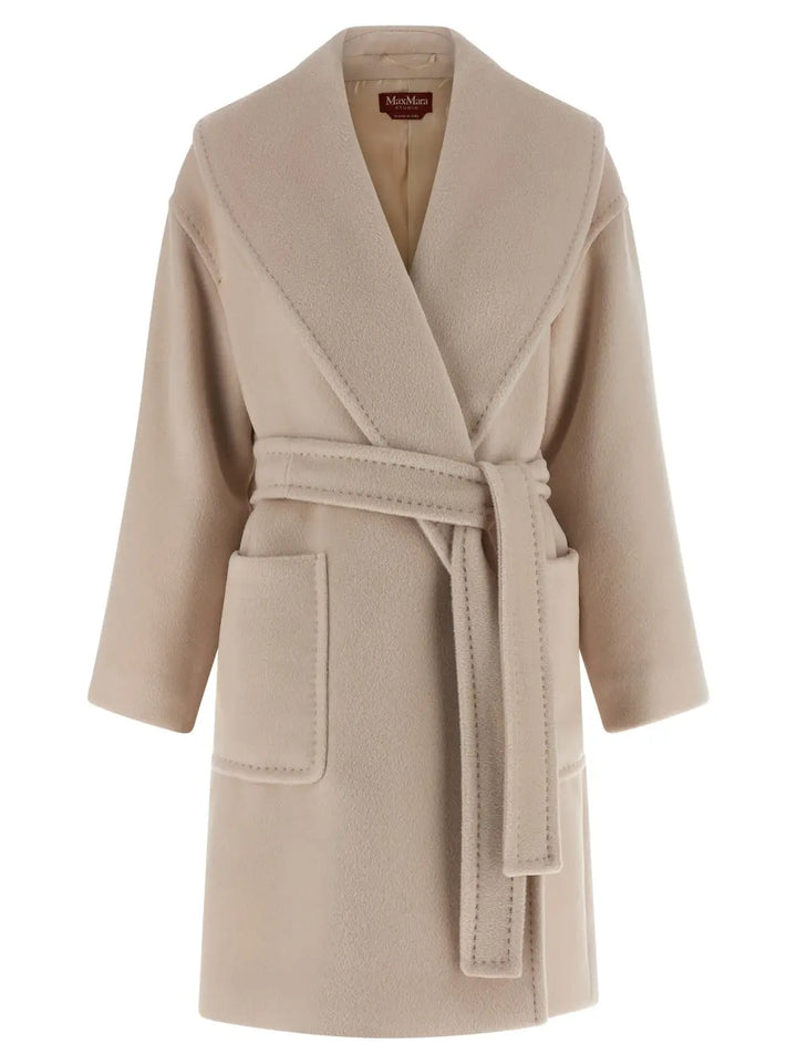 Max Mara Beige Wool Coat