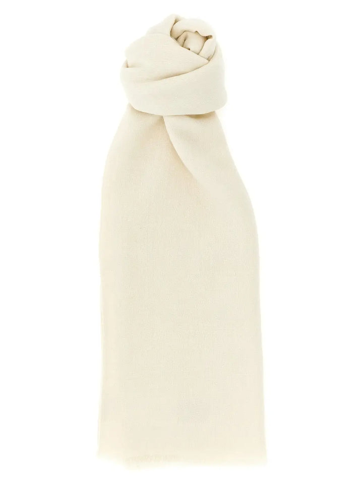 Max Mara Beige Wool Scarf