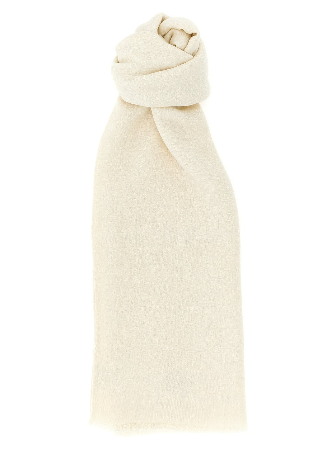 Max Mara Beige Wool Scarf