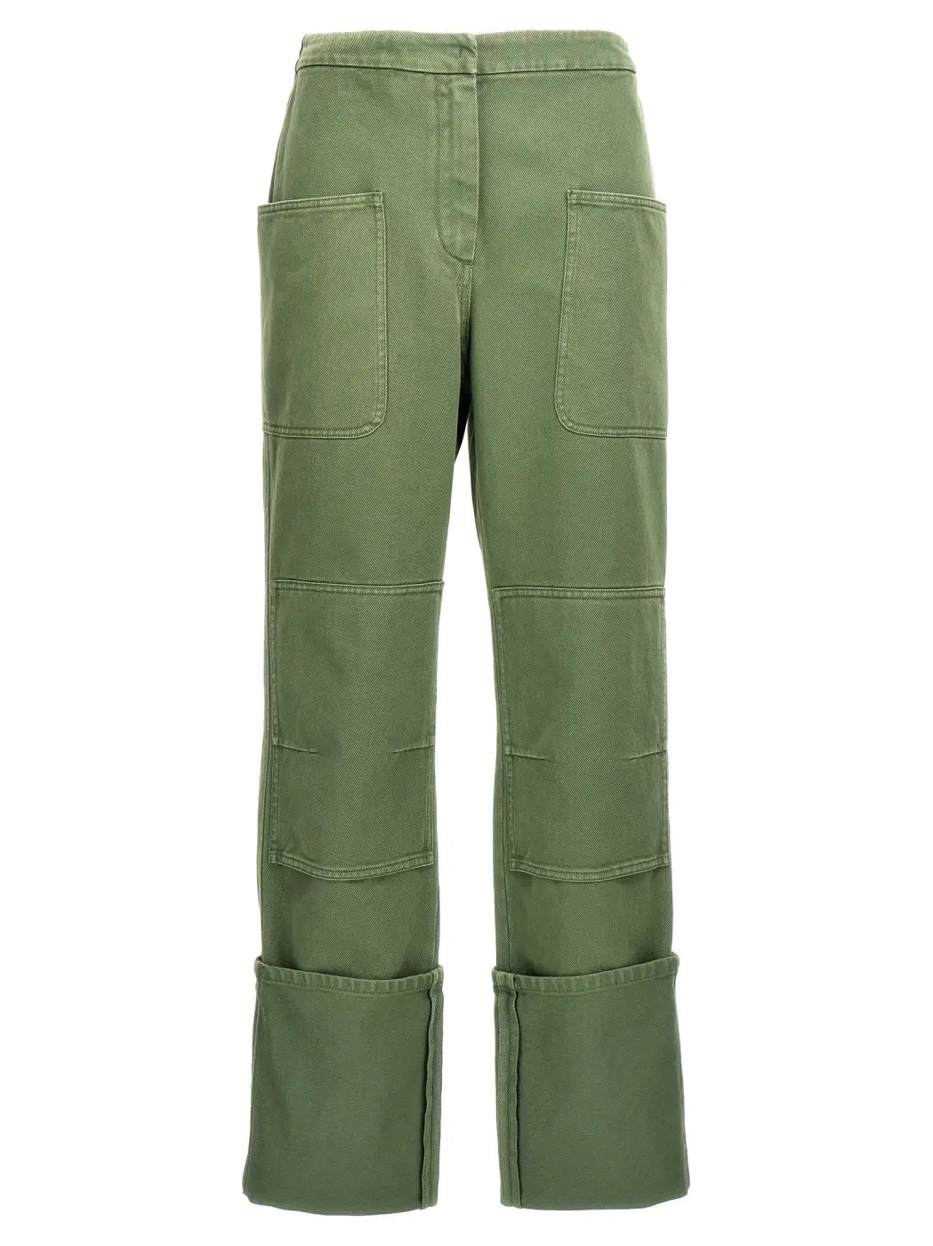 Max Mara Bicolor Cotton Casual Pants