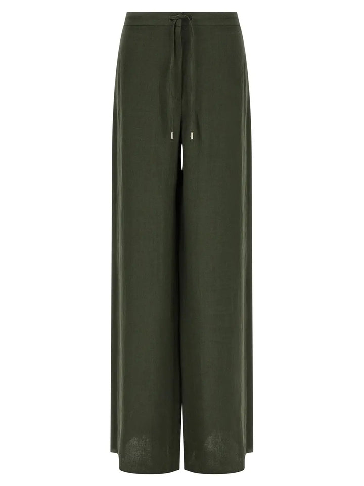 Max Mara Bicolor Linen Casual Pants