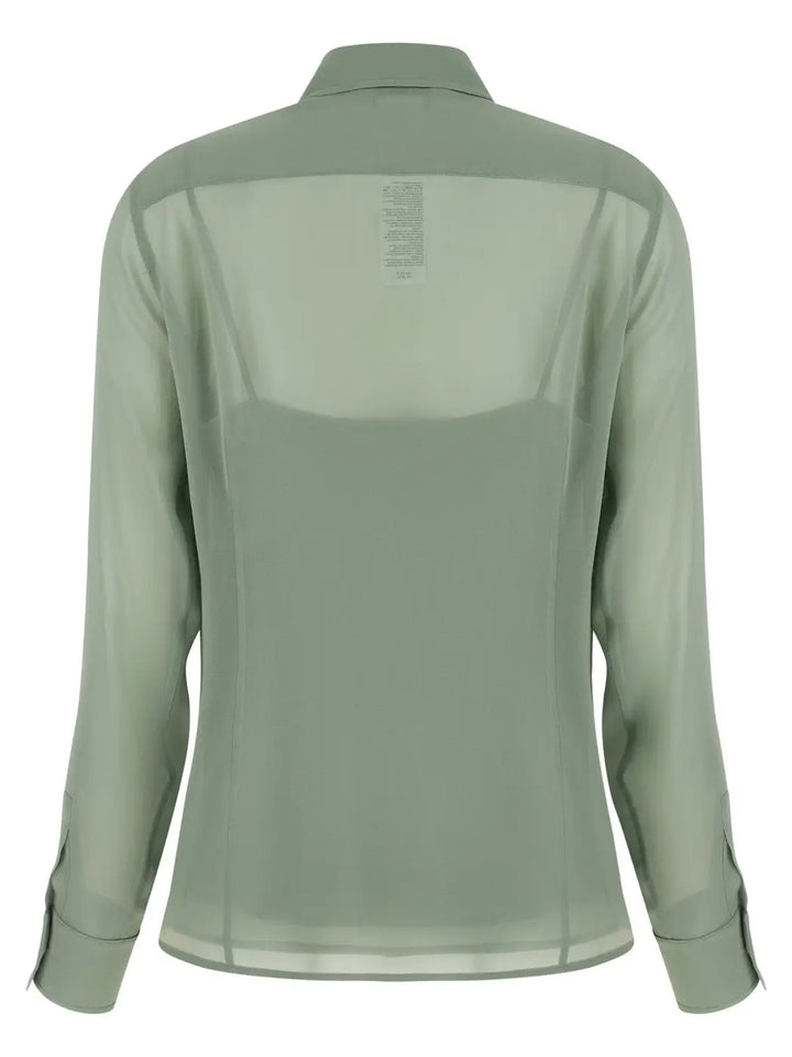 Max Mara Bicolor Silk Blouse