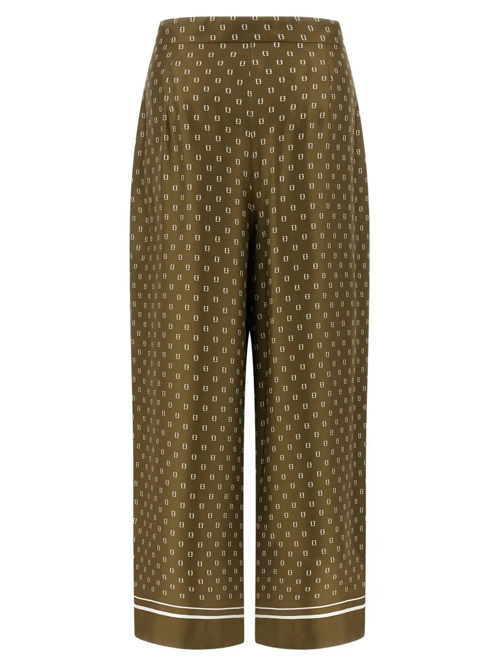 Max Mara Bicolor Silk Casual Pants