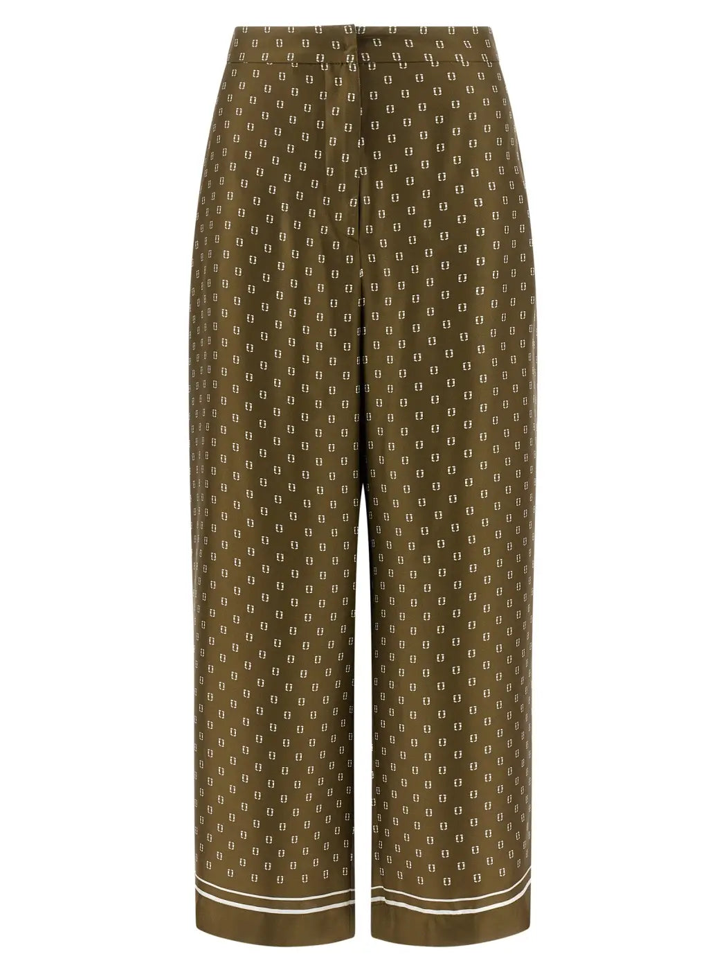 Max Mara Bicolor Silk Casual Pants