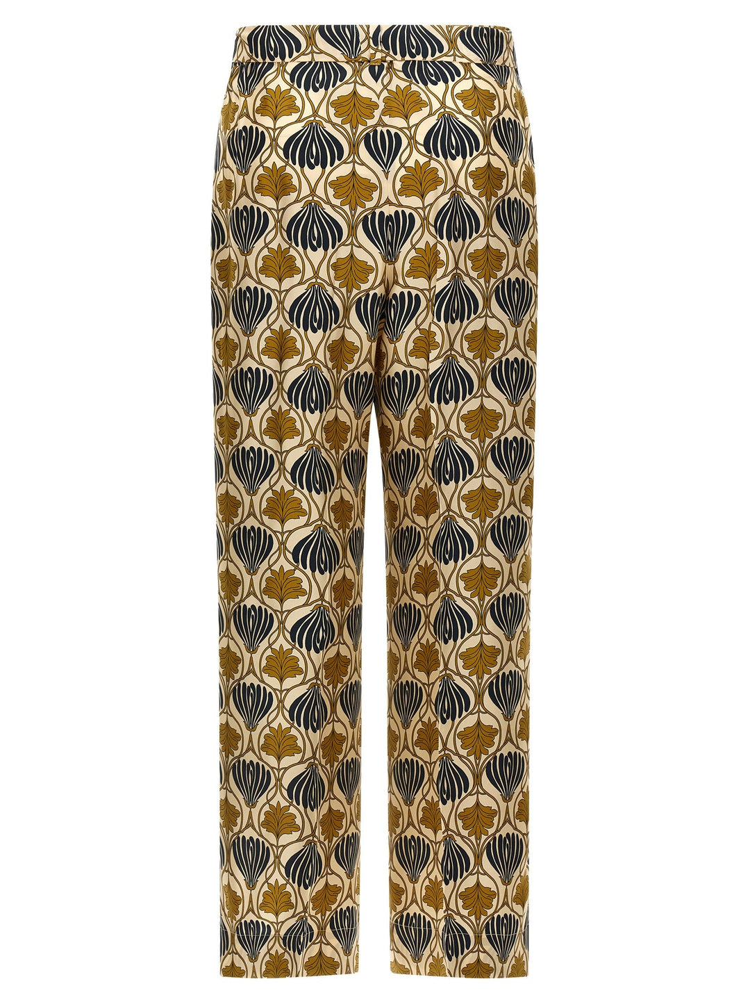 Max Mara Bicolor Silk Casual Pants