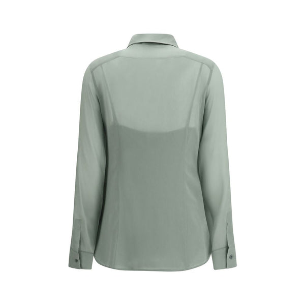 Max Mara Shirts - Bicolor Silk Shirt