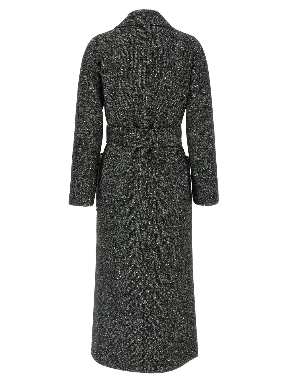 Max Mara Bicolor Virgin Wool Coat