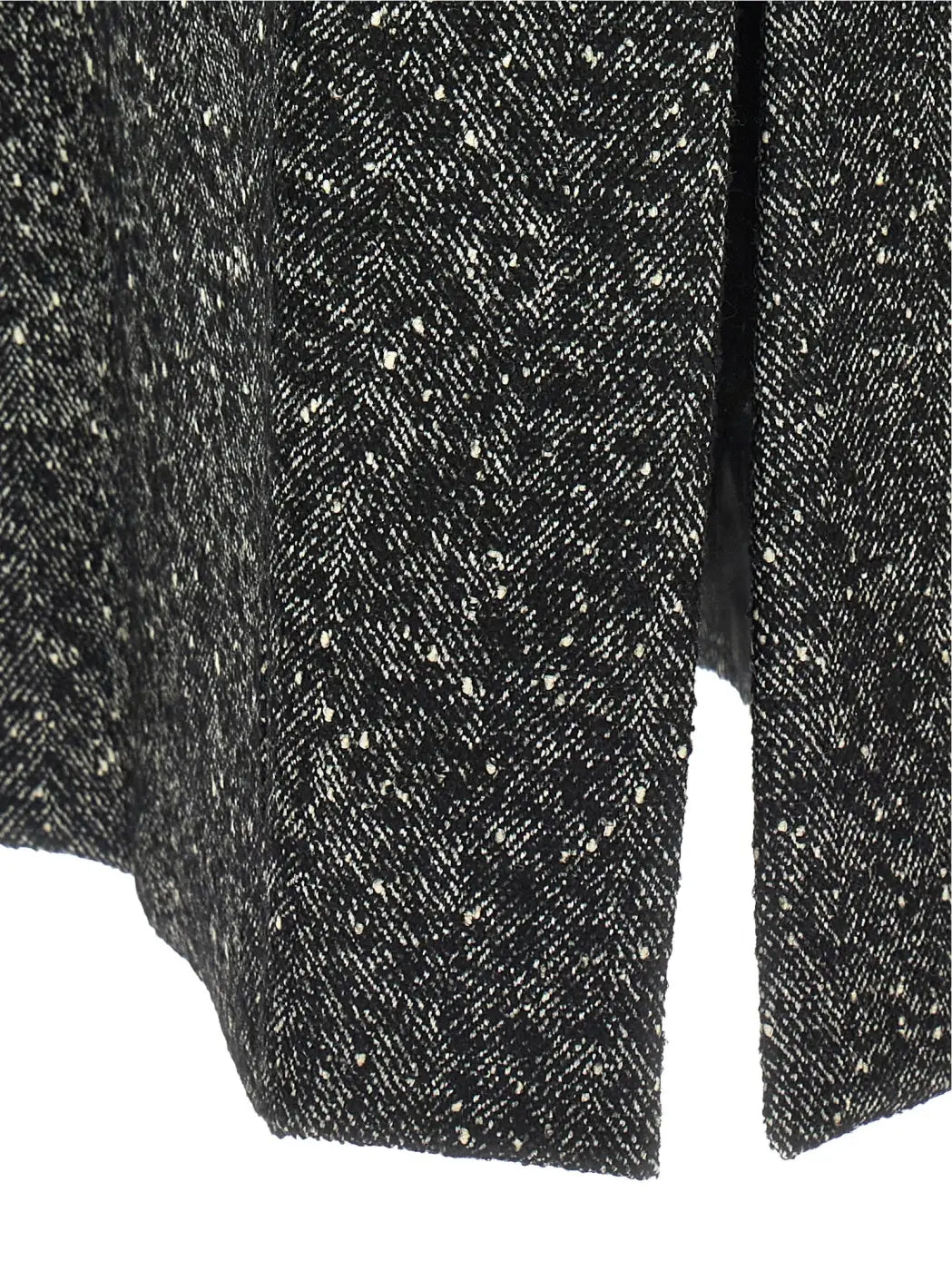 Max Mara Bicolor Virgin Wool Coat