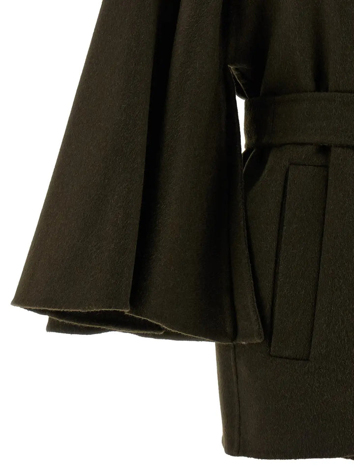 Max Mara Bicolor Wool Coat