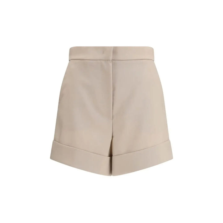 Max Mara Bicolor Wool Oves Aries Bermuda Shorts