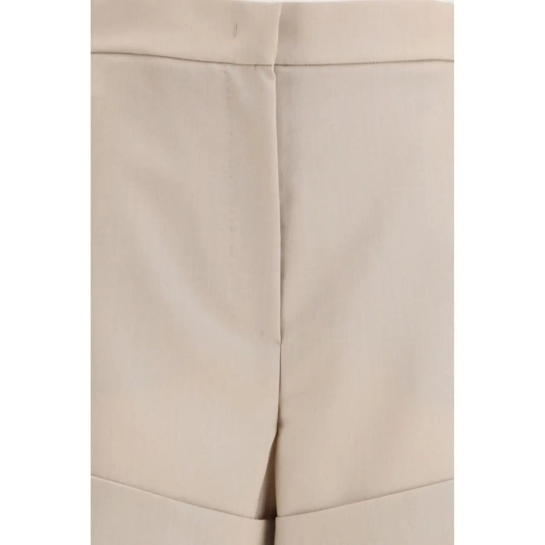 Max Mara Bicolor Wool Oves Aries Bermuda Shorts