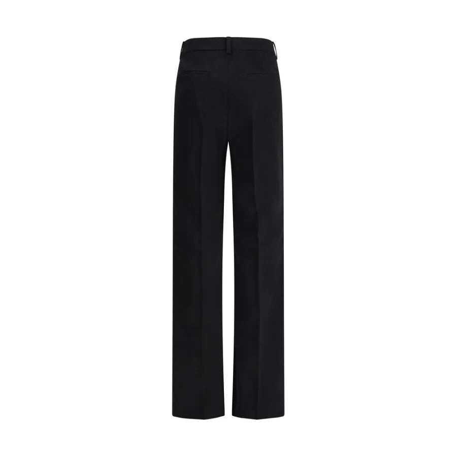 Max Mara Black Camel Hair Casual Pants