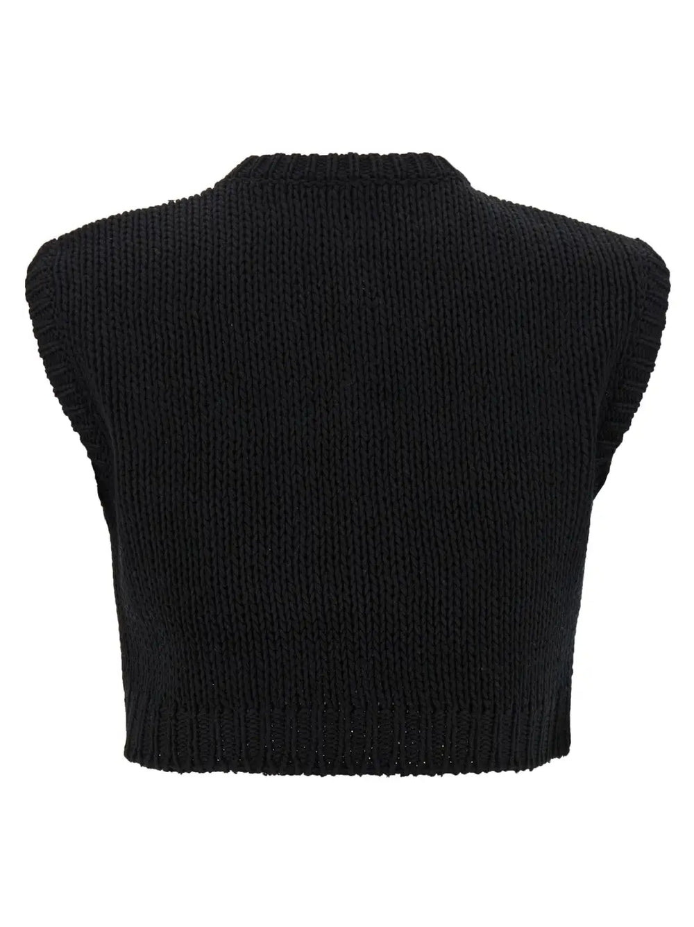 Max Mara Black Cotton Cardigan