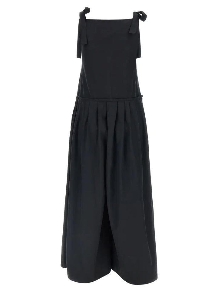 Max Mara Black Cotton Jumpsuit