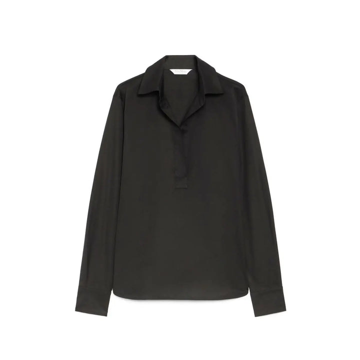 Max Mara Black Cotton Shirt
