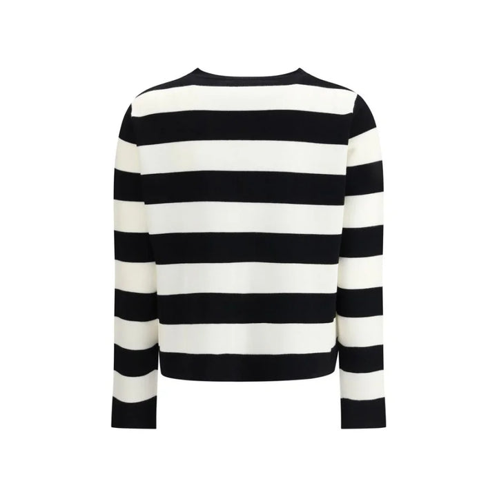 Max Mara Black Fleece Wool Sweatshirt
