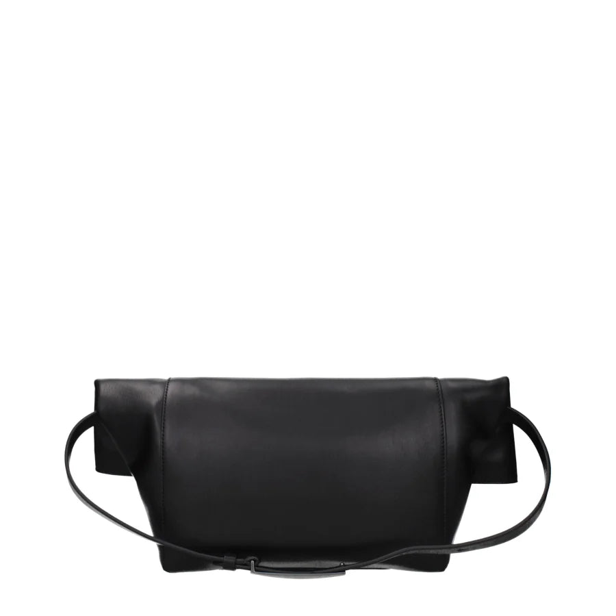 Max Mara Black Leather Shoulder Bag