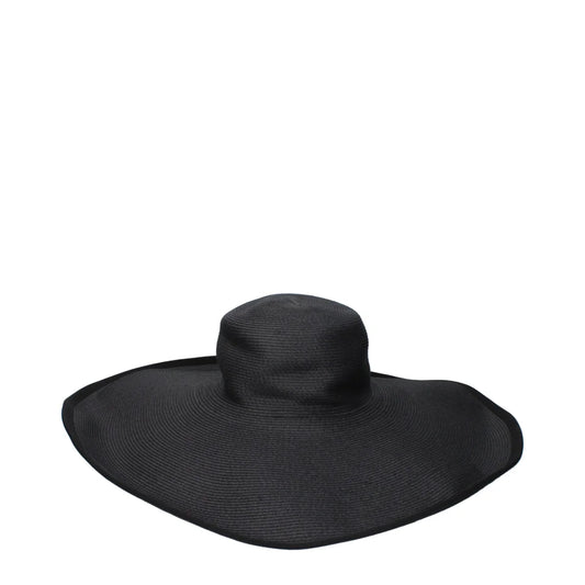 Max Mara Black Paper Sunhat