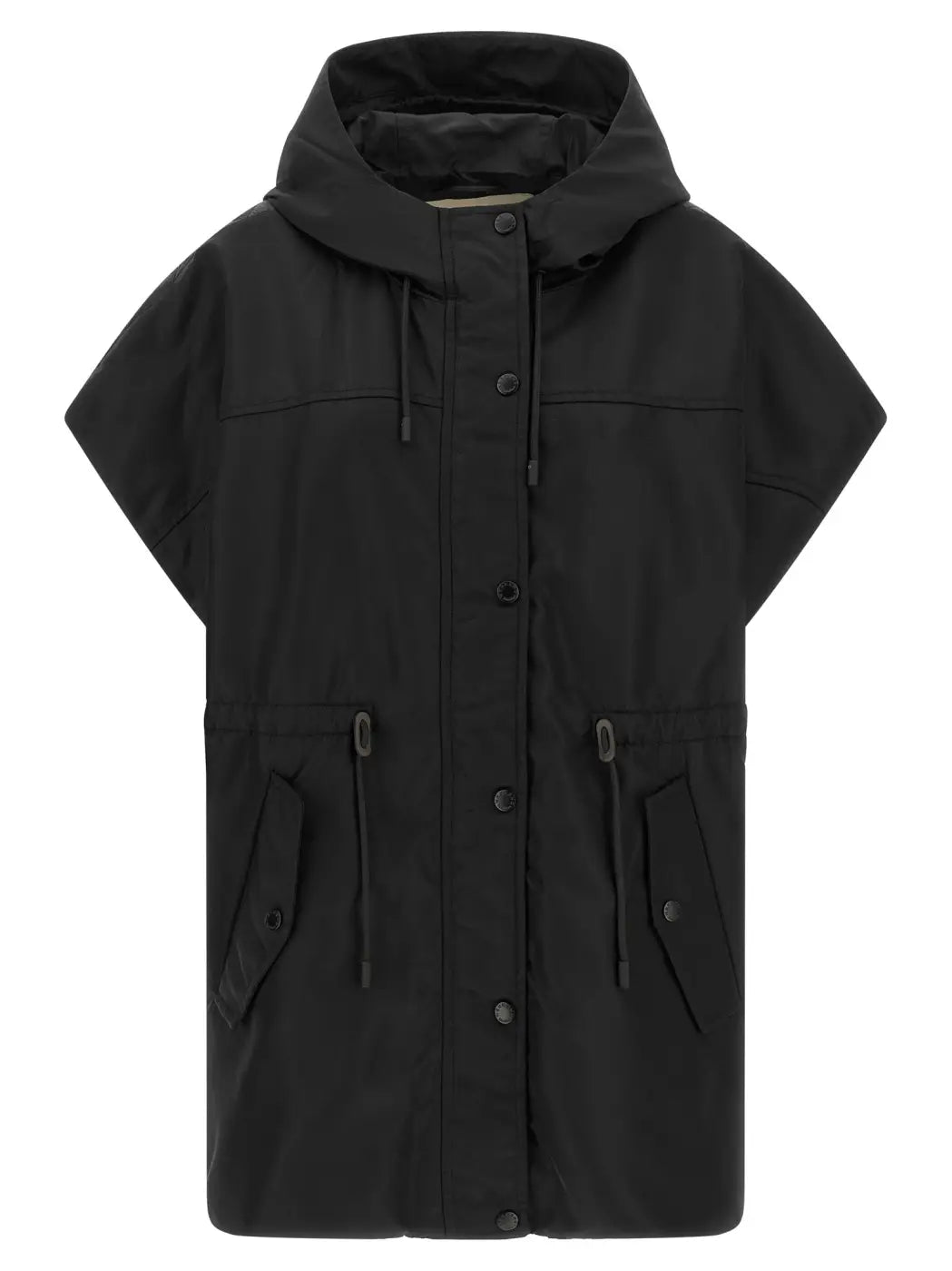 Max Mara Black Polyamide Sleeveless Jacket