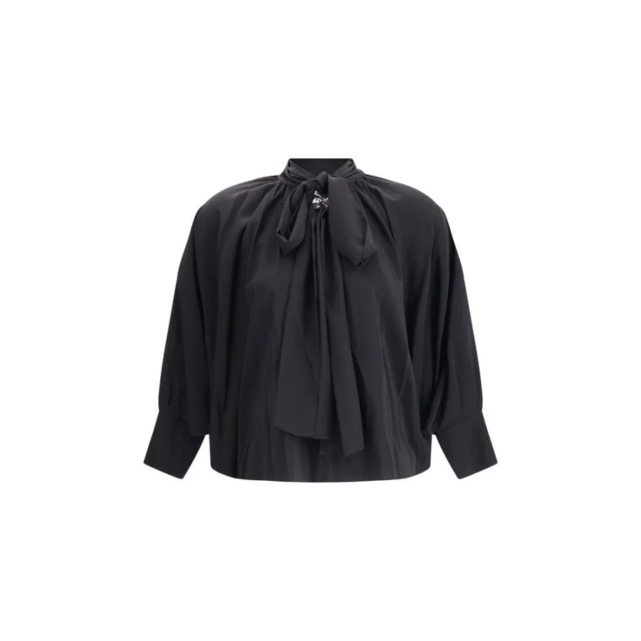 Max Mara Black Silk Blouse
